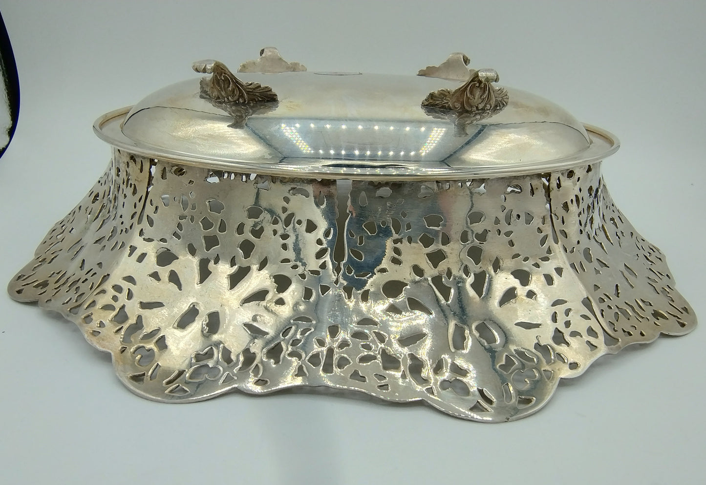 Silver bread basket, Fa. Danilo Nannelli / Florence, 20th century