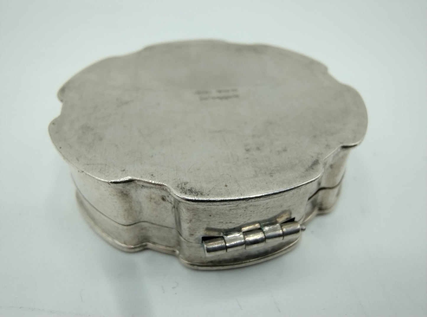 Silver pill box, R. Greggio / Sarmeola de Rubano, 20th century