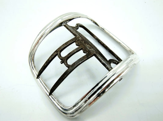 Silver buckle, LJ Dupret / Halle, 19th century