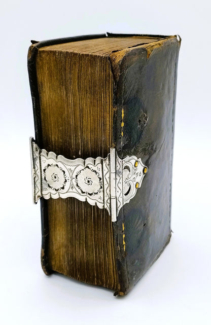 Bible with silver lock, 19th century