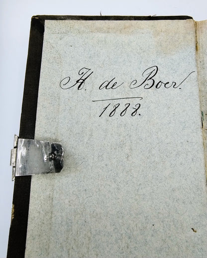 Psalm book with silver lock, KJ Kanninga / Drachten, 19th century