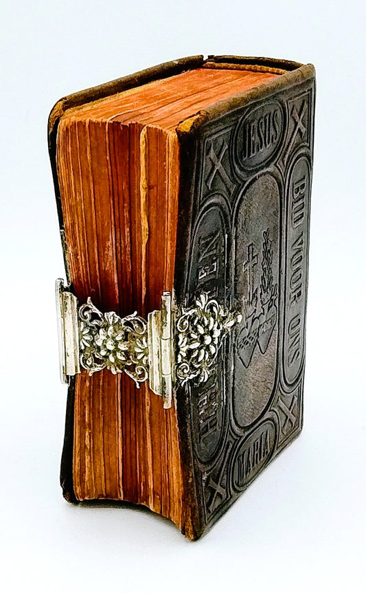 Prayer book with silver lock, Belgium, 19th century