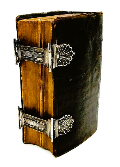 Bible with silver clasps, G. van Ewijck / Schoonhoven, 19th century