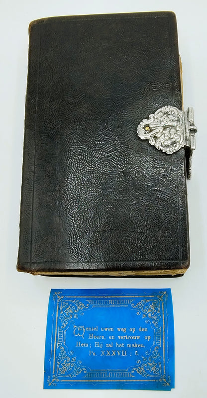 Bible with silver lock, HR Brouwer / Harlingen (?), 18th century