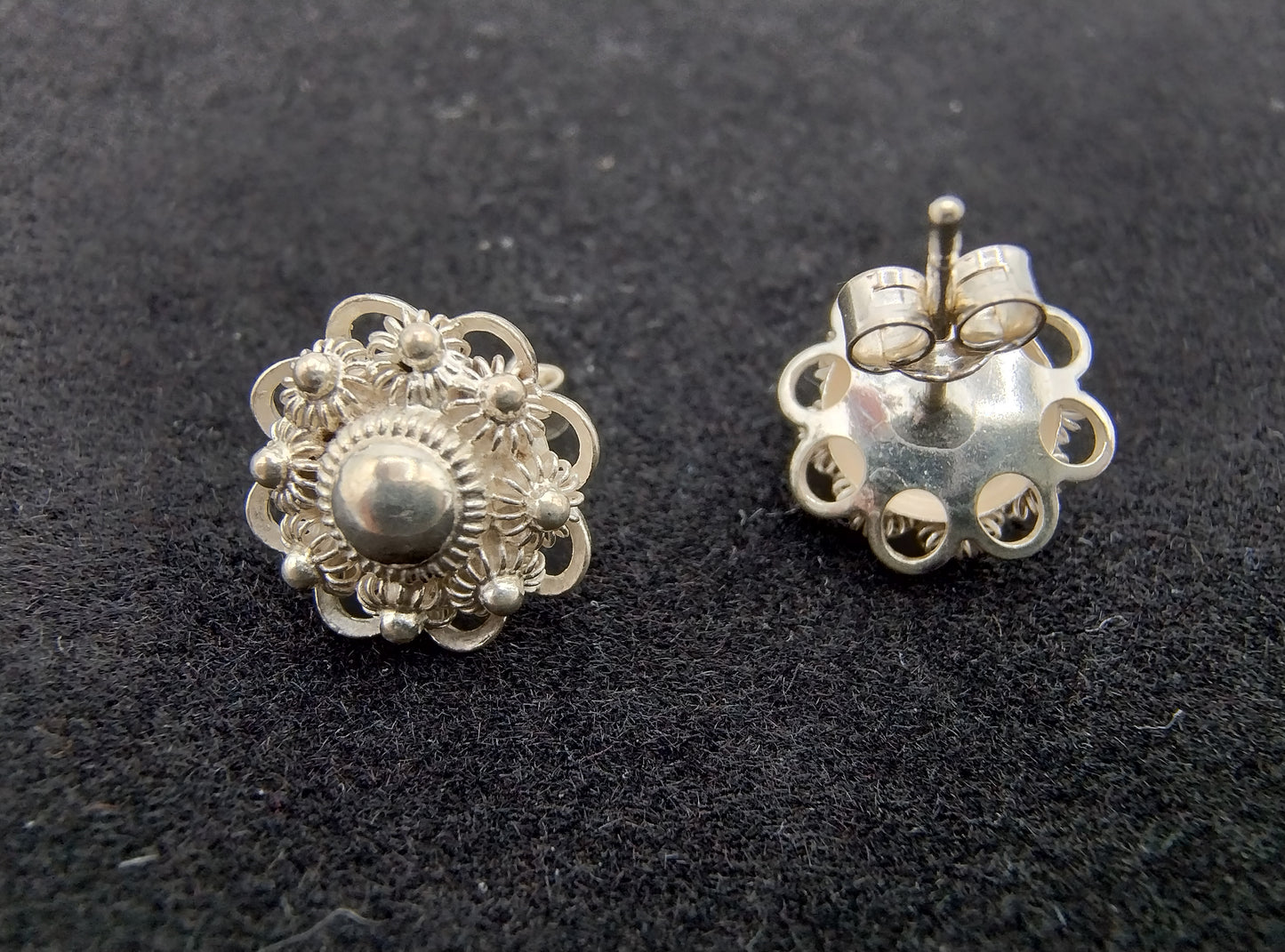 Silver earrings, Zeeland, 925