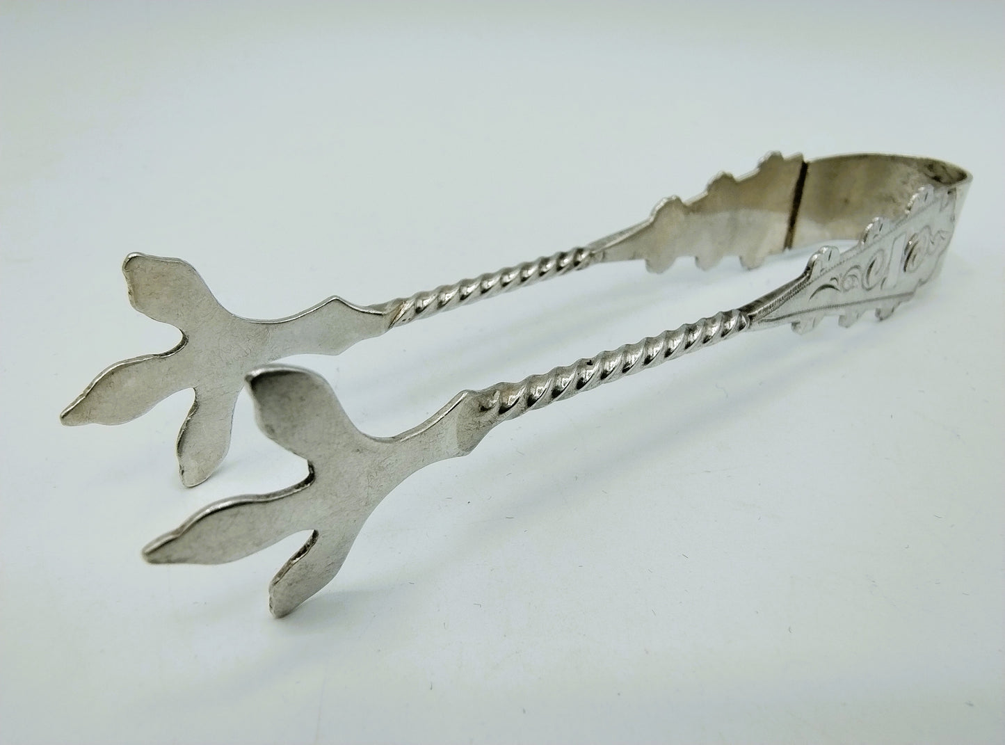 Silver sugar cube tongs, van der Meulen / Joure, 20th century