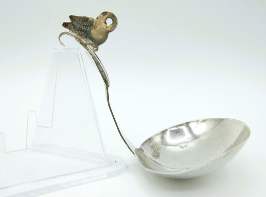 Silver cream spoon, E. Visser / Leeuwarden, 19th century