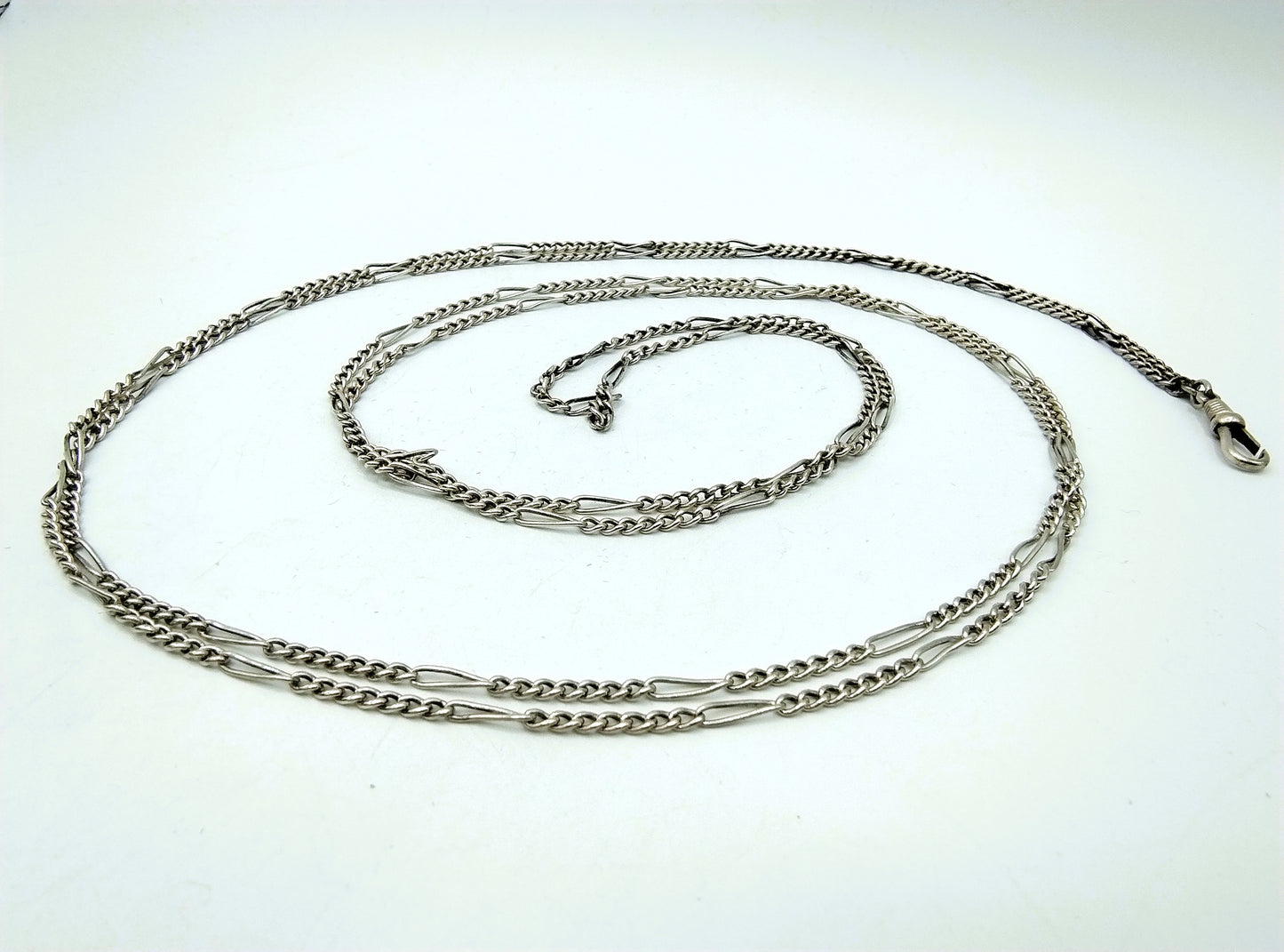 Silver watch chain, 1.65m (!), 925