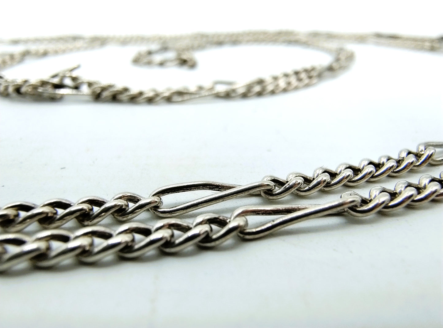 Silver watch chain, 1.65m (!), 925