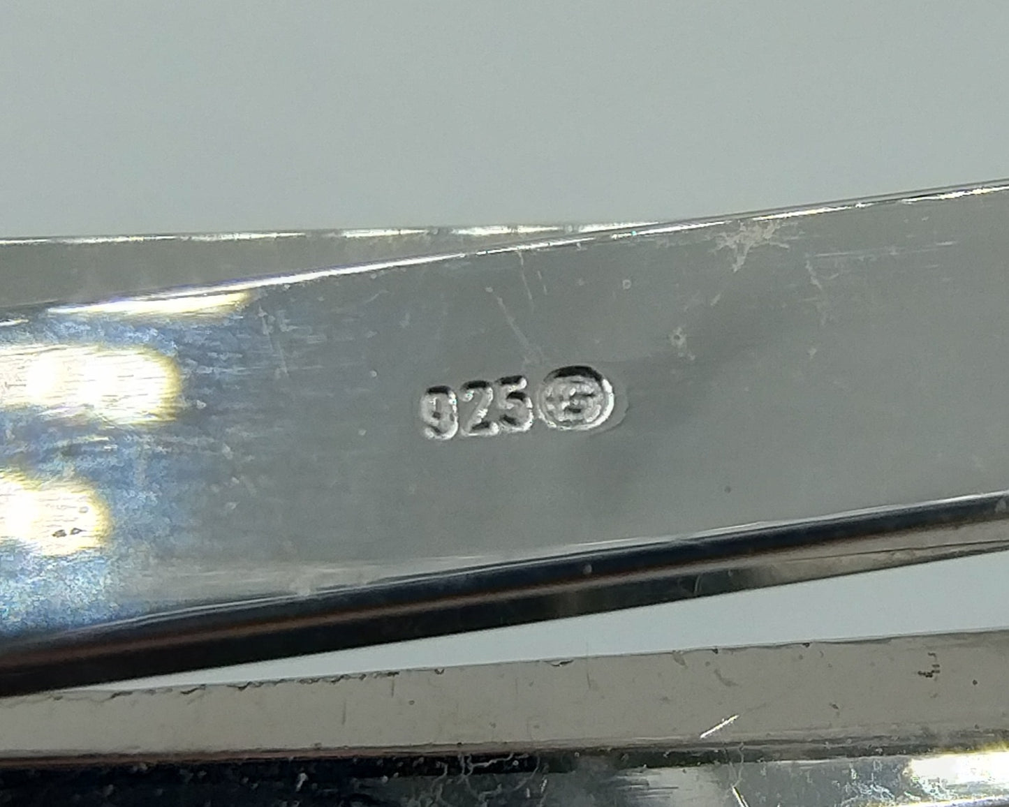 Silver tie clip, 925