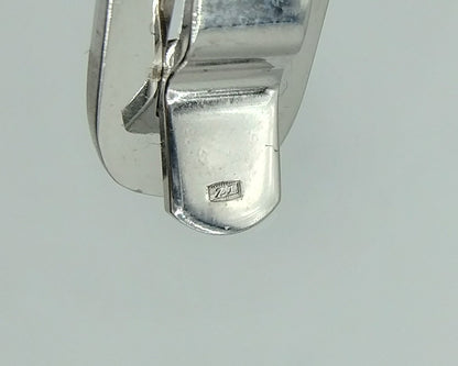 Silver tie clip, 925