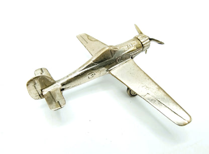 Silver model airplane, Focke Wulf, Arezzo / Italy, 800