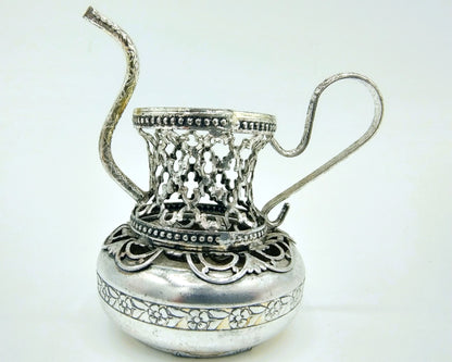 Silver miniature, teapot, Italy, 925