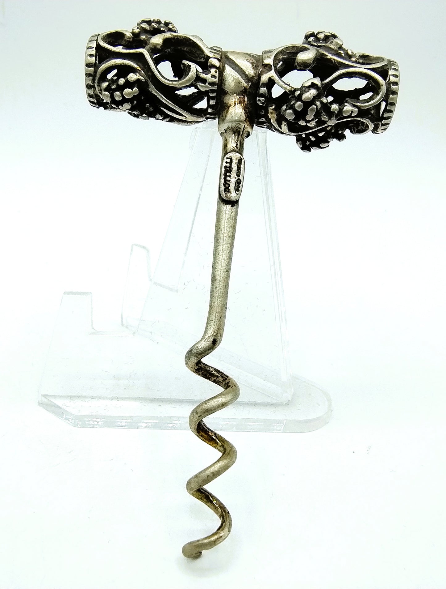 Silver corkscrew, Bottelli, Naples / Italy, 800