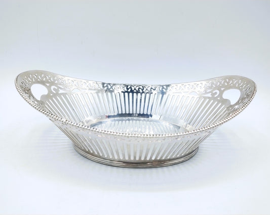 Silver choux basket, D. Aubert / The Hague, 925