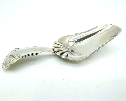 Silver sugar spoon, J. van de Velden / Amsterdam, 19th century