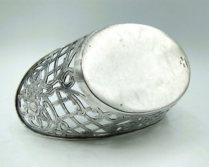 Silver chocolate basket, M. Mayer / Mainz / Germany, 800