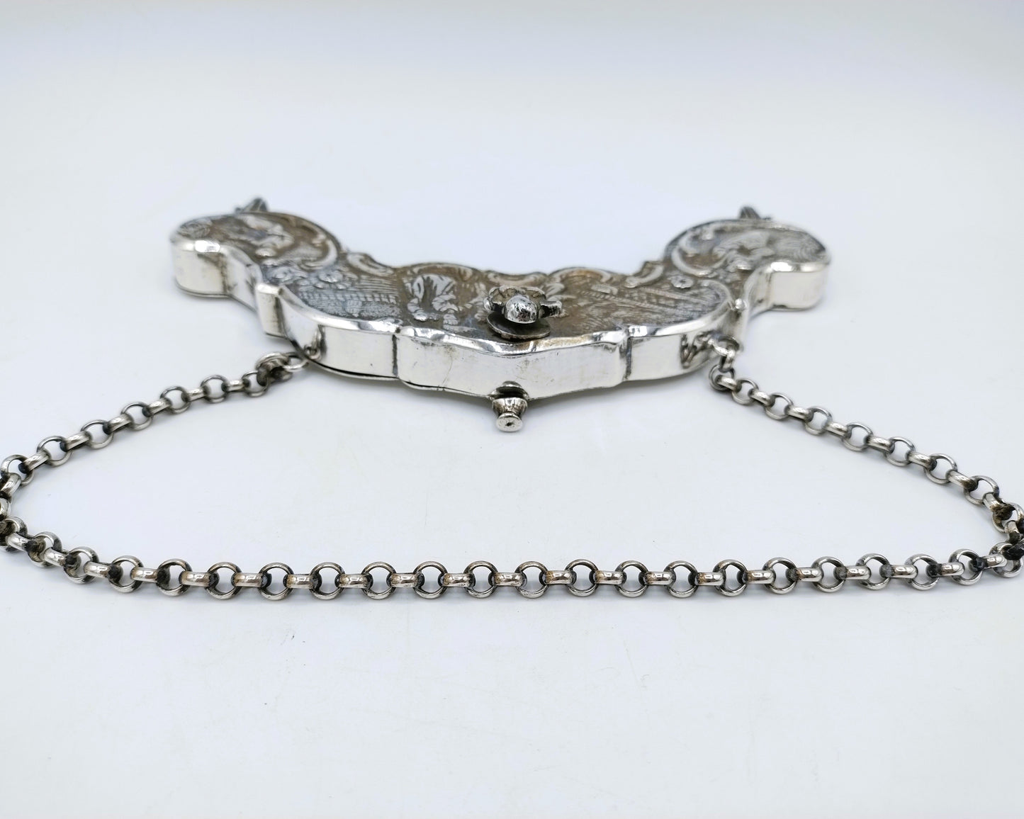 Silver bag bracket, W. Edeling / Schoonhoven, 20th century