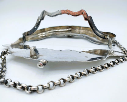 Silver bag bracket, W. Edeling / Schoonhoven, 20th century