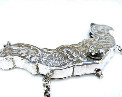 Silver bag bracket, W. Edeling / Schoonhoven, 20th century