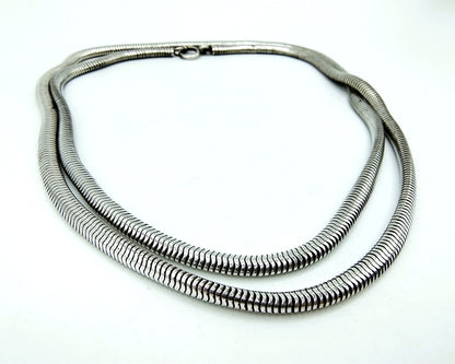 Zilveren slangenketting, 835