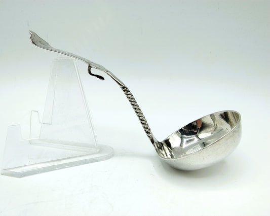 Silver cream spoon, AG Kijlstra / Drachten, 19th century