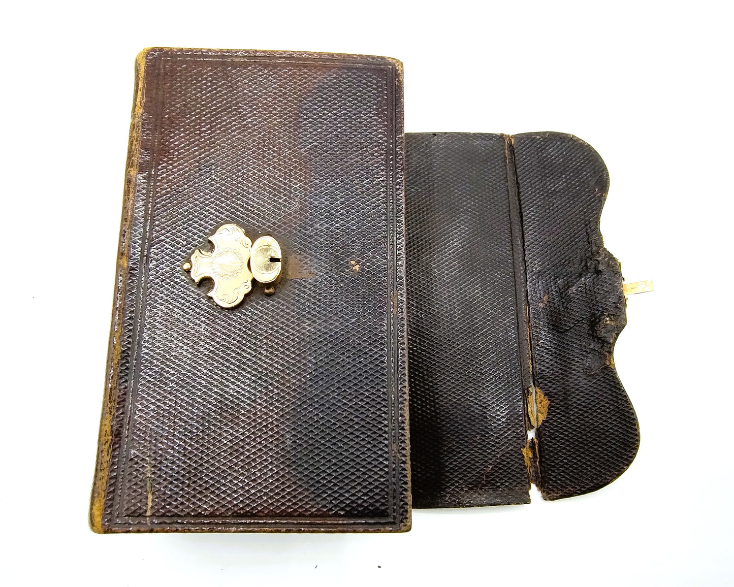 Bible with gold lock, 19th century