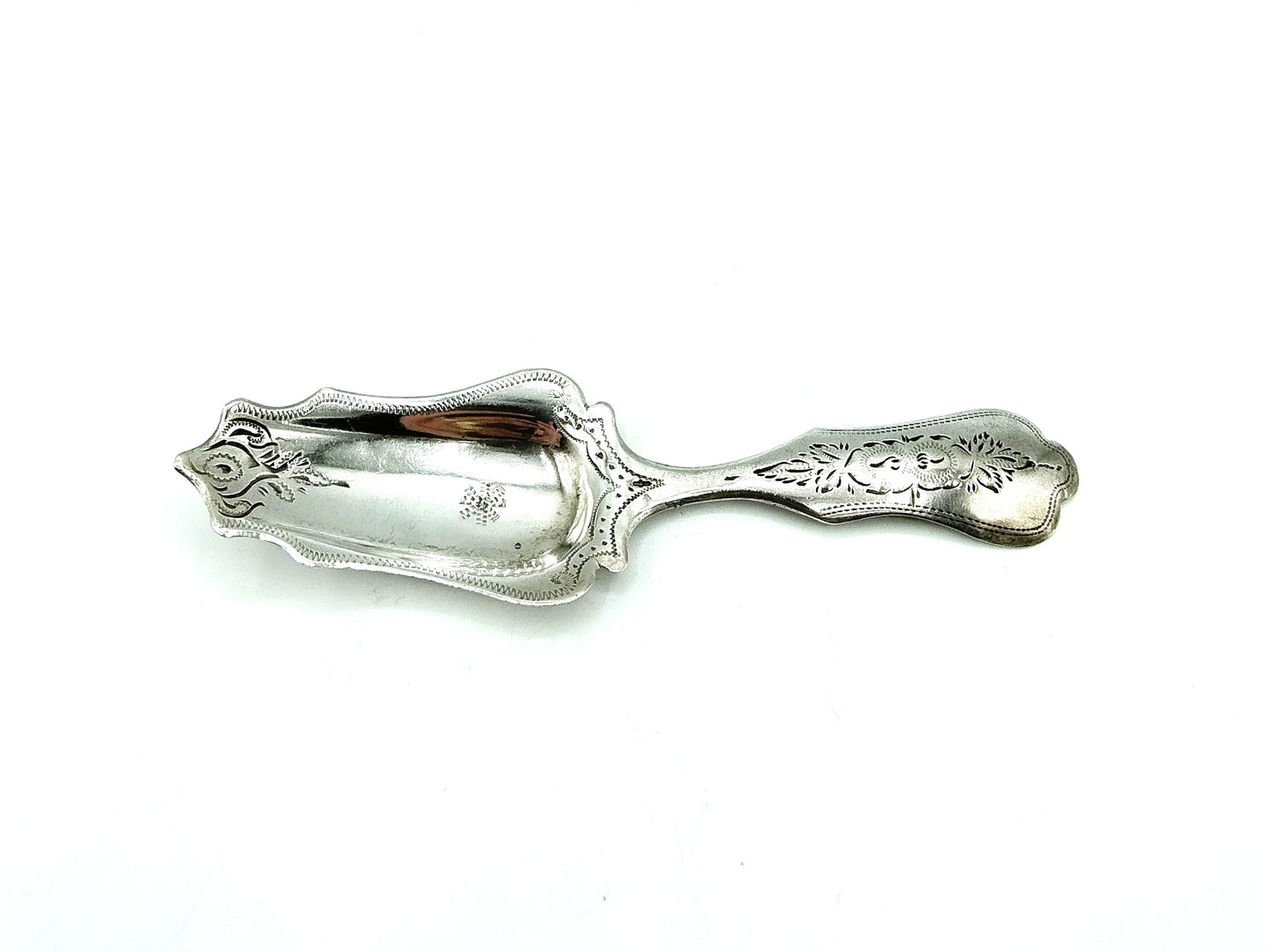 Silver sugar scoop, P. Suur / Schoonhoven, 19th century