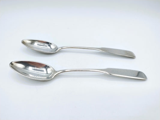 2 Silver spoons, Blich, Krakow, 19th century