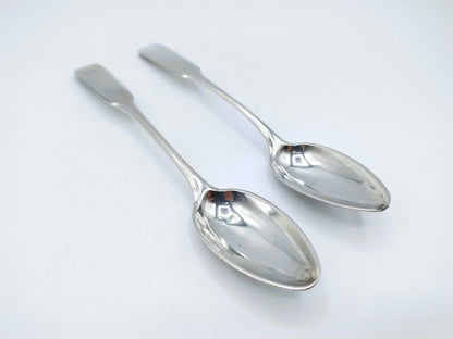 2 Silver spoons, Blich, Krakow, 19th century