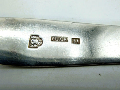 2 Silver spoons, Blich, Krakow, 19th century