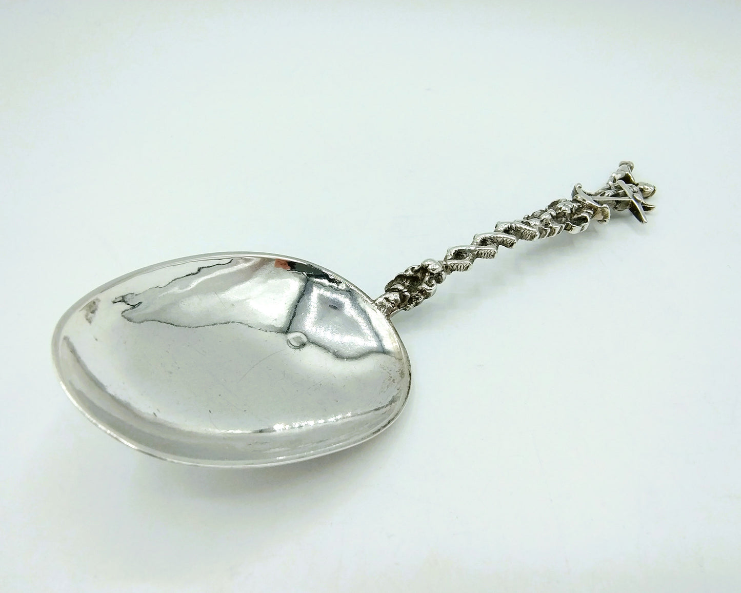 Silver occasional spoon, H. van Manen, Sneek (?), 18th century