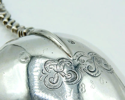 Silver occasional spoon, H. van Manen, Sneek (?), 18th century