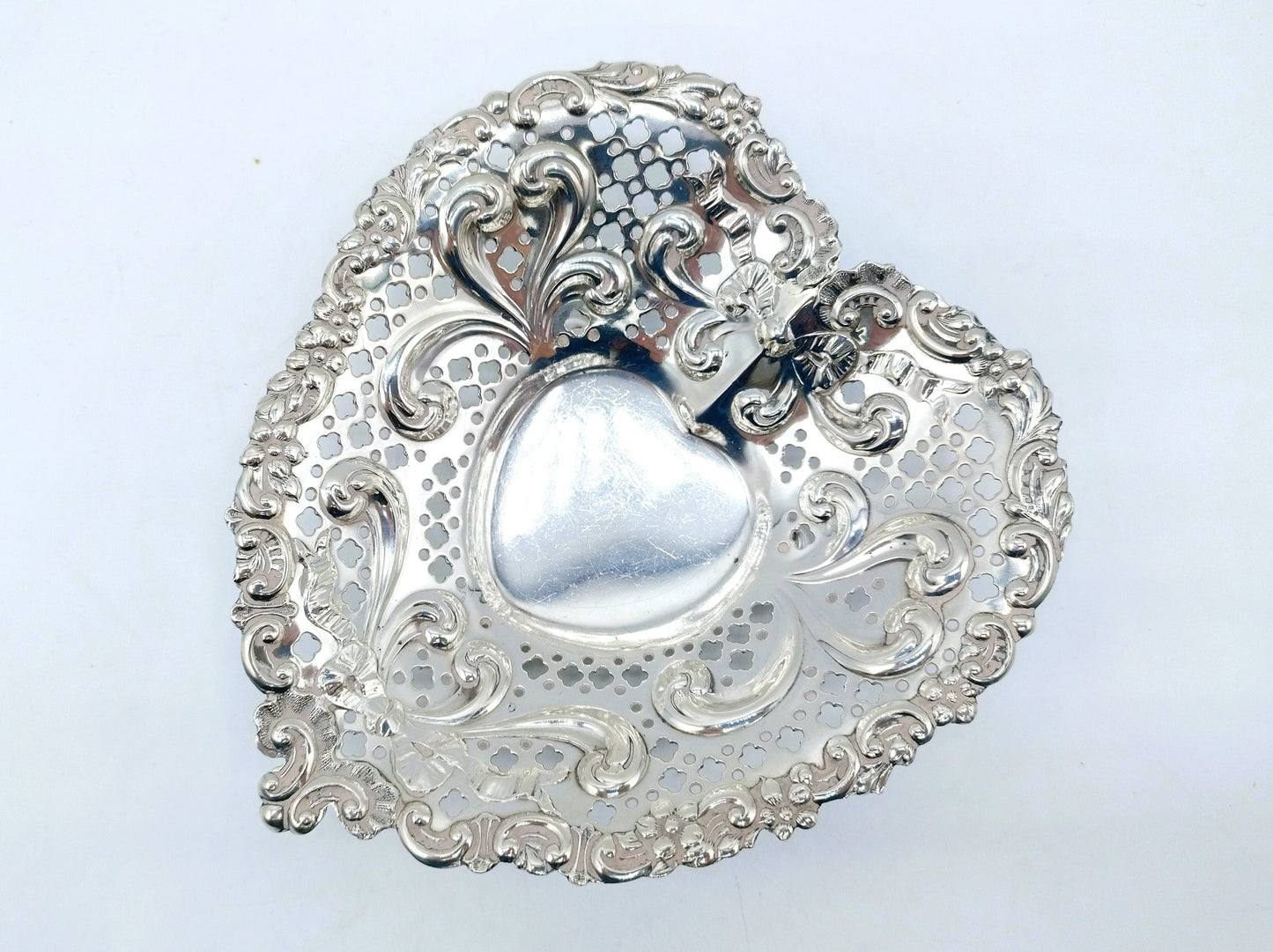 Silver chocolate dish, Gorham, USA, 20th century