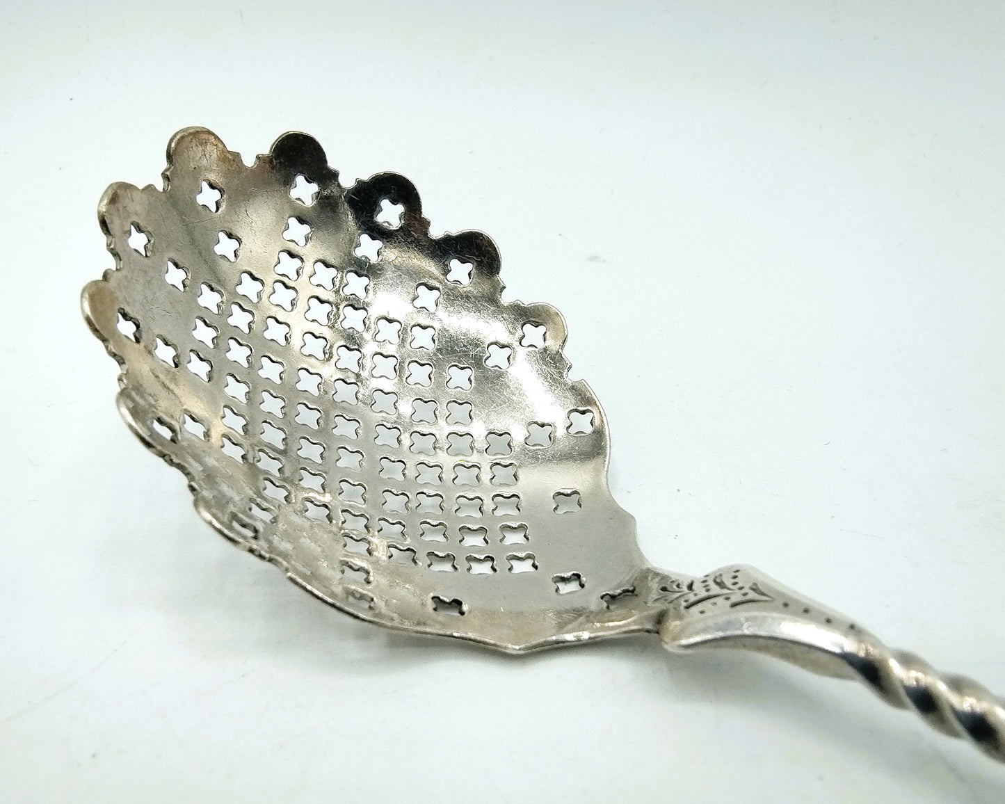 Silver spreading spoon, AA Graves - Kooiman, Schoonhoven