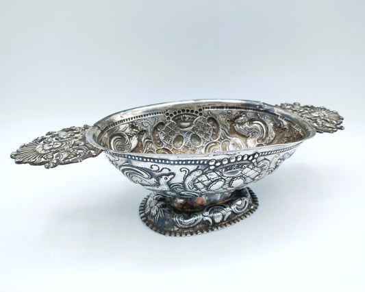 Silver brandy bowl, A. Wijngaarden / Leeuwarden, 1773