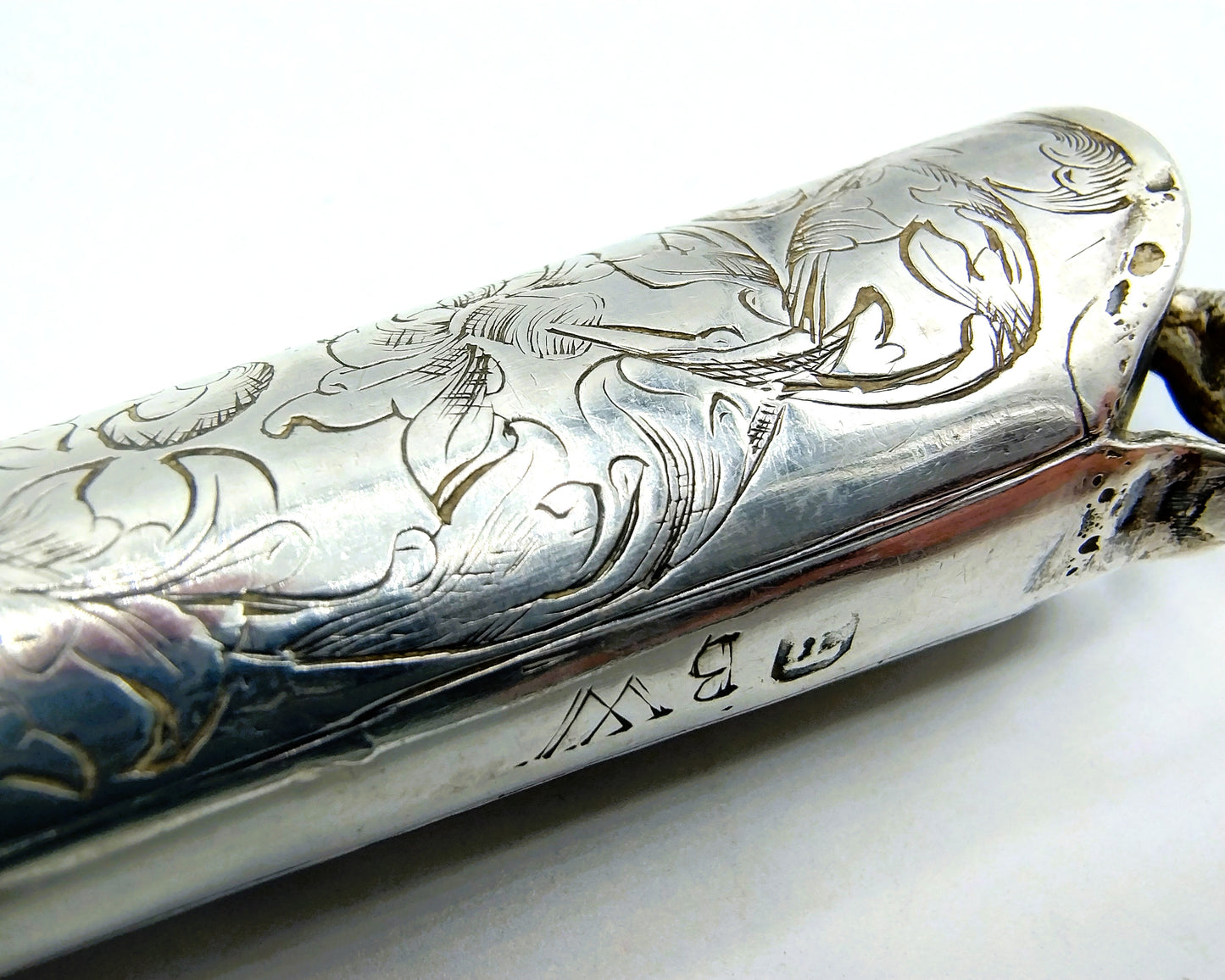 Knife with silver handle, LS Hoornstra, Kollum, 18th century