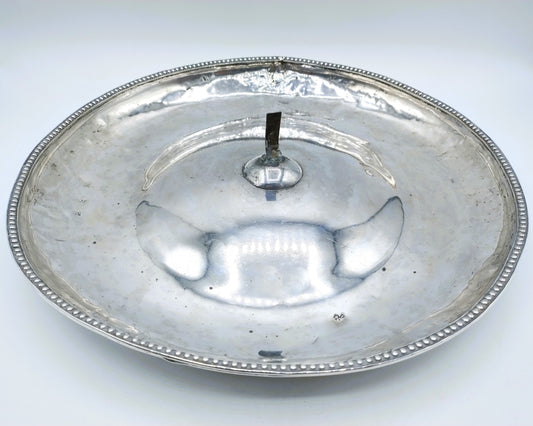 Silver collection plate, Spain, 18th century