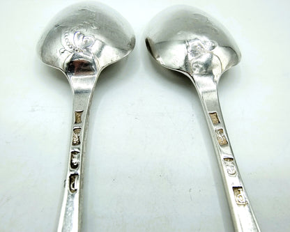 2 Silver spoons, G. Smith V, London, 1830