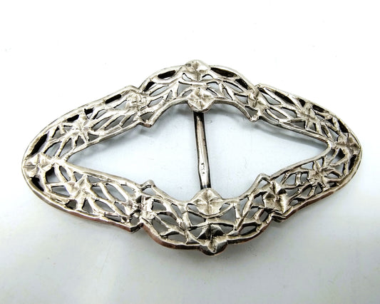 Silver shoe buckle, Netherlands, 19th century