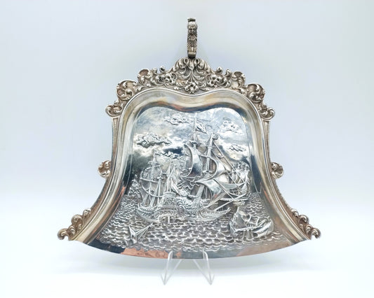 Silver table tin, Zaanse Zilversmederij, Amsterdam, 20th century