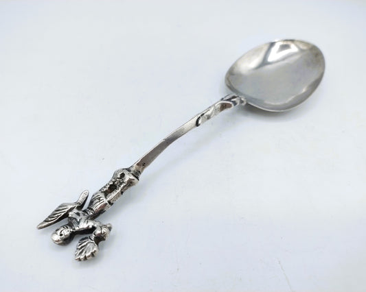 Frisian silver ornamental spoon, 18th century