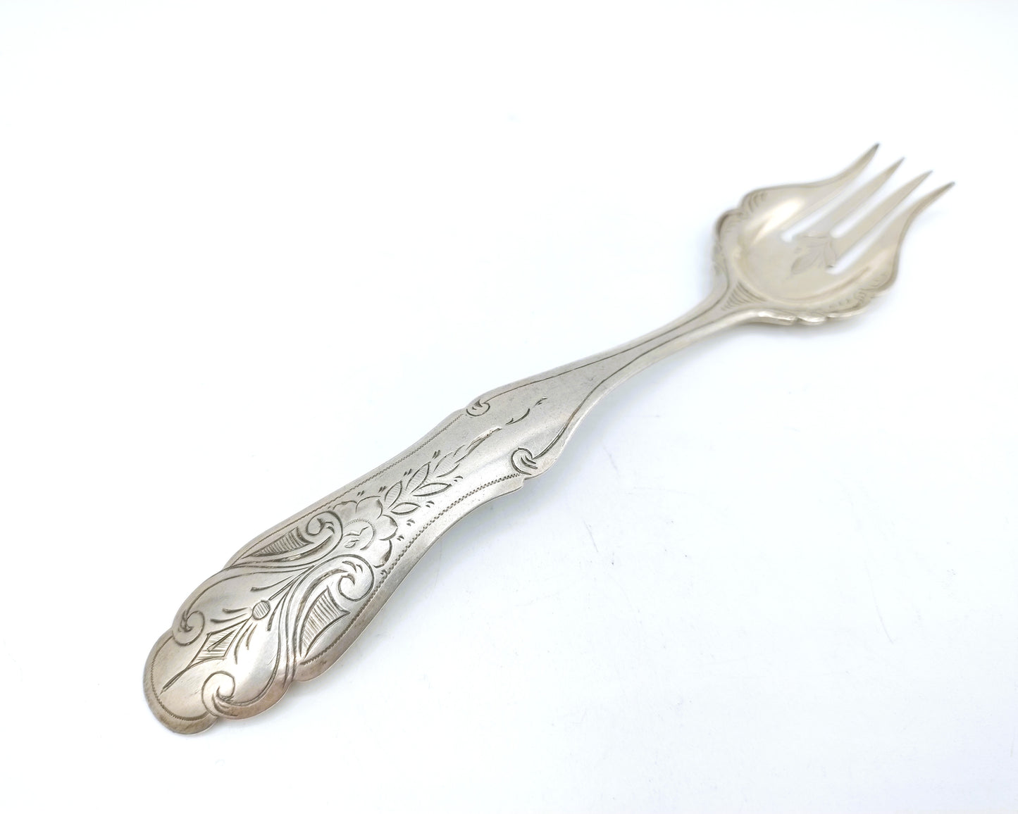 Silver fork, JH Tarner, Amsterdam, 19th century