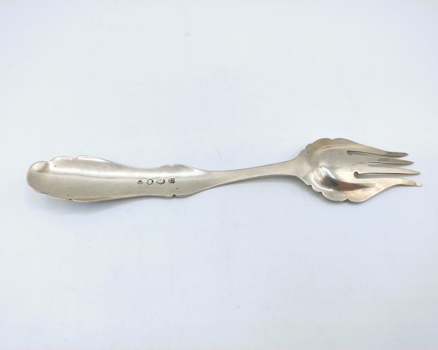 Silver fork, JH Tarner, Amsterdam, 19th century