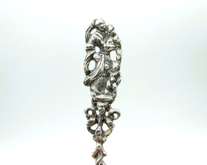 Silver birth spoon, F. Baarda, Almenum / Franeker, 19th century