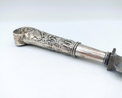 Zeeland silver travel knife, C. Mark, Middelburg, 19th century