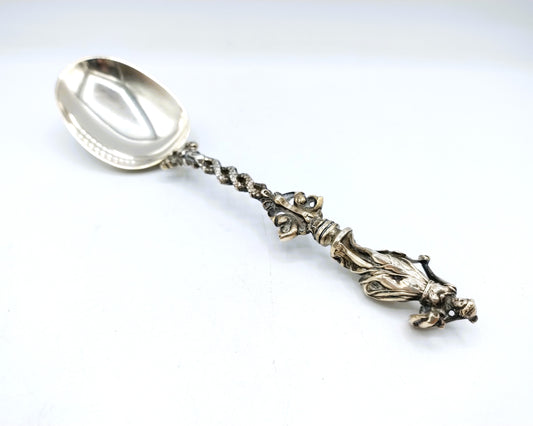 Silver occasional spoon, 19th century