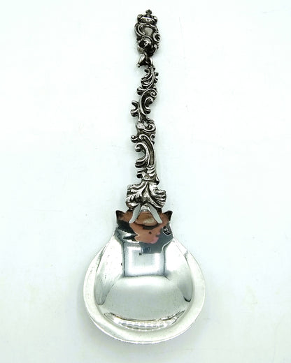 Silver ornamental spoon, H. Hooykaas, Schoonhoven, 1902