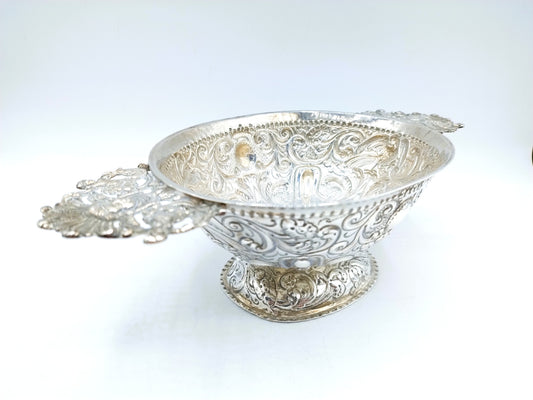 Silver brandy bowl, J. de Vries, Sneek, 1764