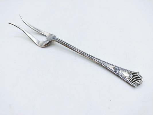 Silver meat fork, E. Peereboom, Amsterdam, 1920